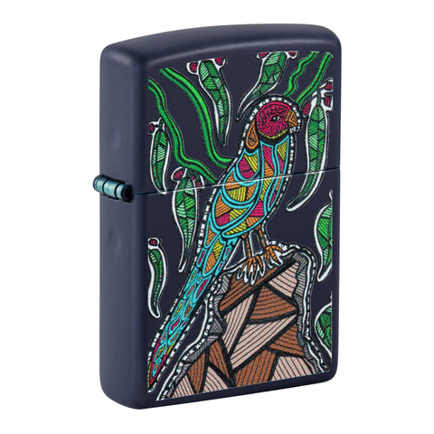 Zippo Encendedor Gumbula Pájaro, Negro