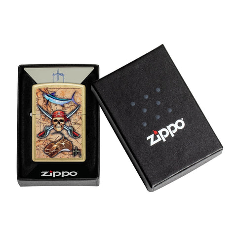 Zippo Encendedor Guy Harvey, Dorado