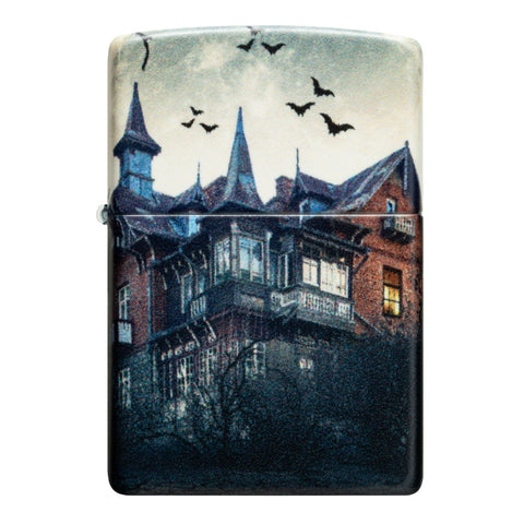 Zippo Encendedor Horror House, Blanco