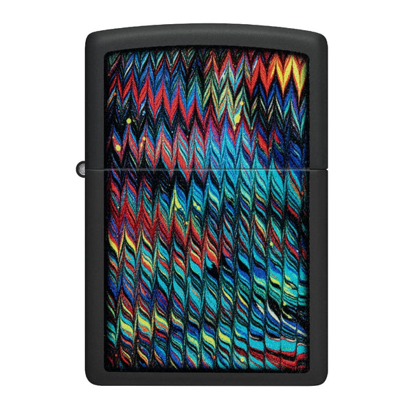 Zippo Encendedor Paint Pattern, Negro