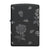 Zippo Encendedor Flower Skull, Negro