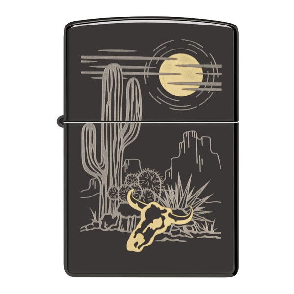 Zippo Encendedor Western, Negro