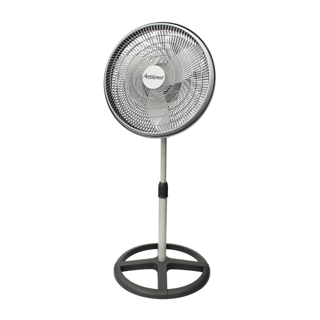 Aerospeed Ventilador de Pedestal 16" Gris (PF-160)