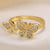 CR Charms Anillo Ajustable Encanto de Mariposas, Acero