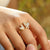 CR Charms Anillo Ajustable Encanto de Mariposas, Acero