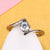 CR Charms Anillo Destello Plateado, Acero