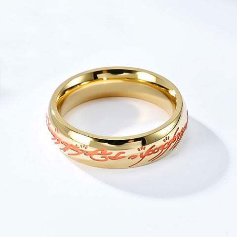 CR Charms Anillo One Ring Dorado, Acero