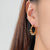 CR Charms Aretes Chispas Destellantes, Acero