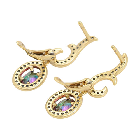 CR Charms Aretes Elegancia Secreta, Alloy