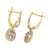 CR Charms Aretes Elegancia Secreta, Alloy