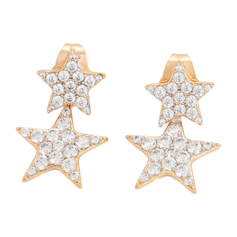 CR Charms Aretes Estrellas Cósmicas, Alloy