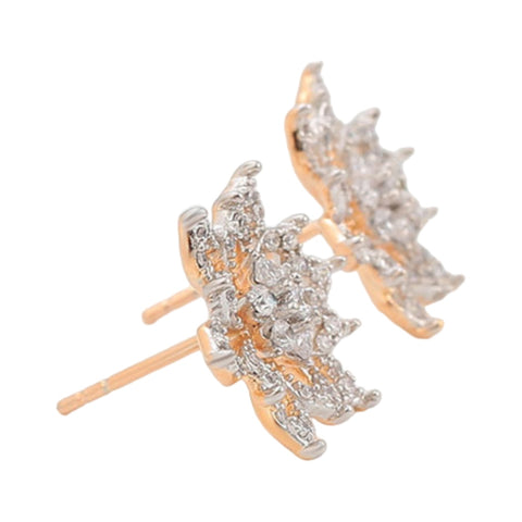 CR Charms Aretes Florecer Brillante, Alloy