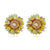 CR Charms Aretes Girasoles Deslumbrantes