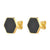 CR Charms Aretes Glamour Nocturno, Acero