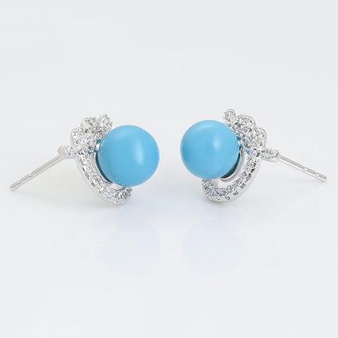 CR Charms Aretes Lazos Celestiales, Alloy