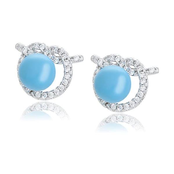 CR Charms Aretes Lazos Celestiales, Alloy