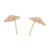 CR Charms Aretes Suspiros en Rosa, Alloy