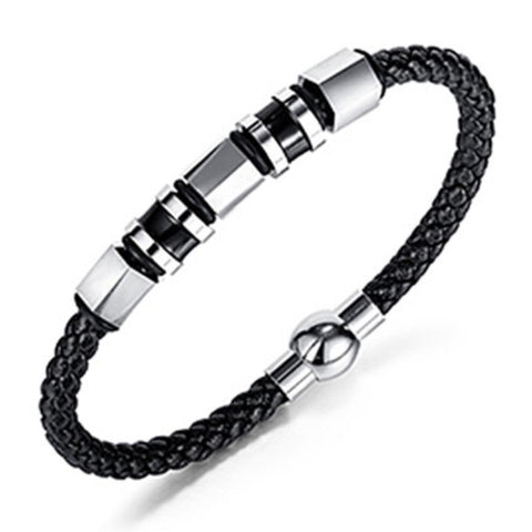 CR Charms Brazalete Alpha, Cuero