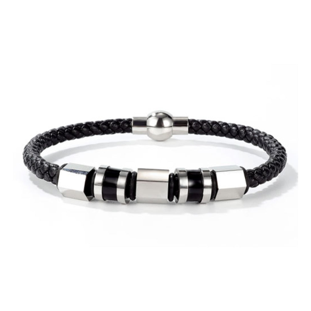 CR Charms Brazalete Alpha, Cuero