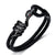 CR Charms Brazalete Mamba Negra, Cuero