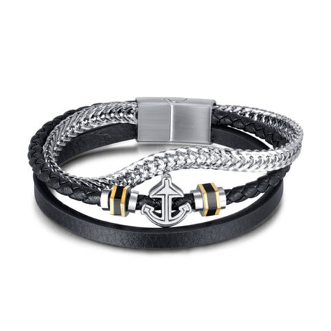 CR Charms Brazalete Navigator, Cuero