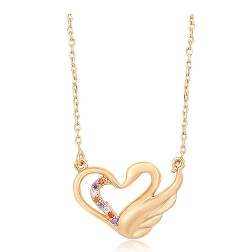 CR Charms Collar Cisne Multicolor, Alloy