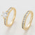 CR Charms Duo Anillos Compromiso y Matrimonio, Alloy