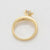 CR Charms Duo Anillos Compromiso y Matrimonio, Alloy