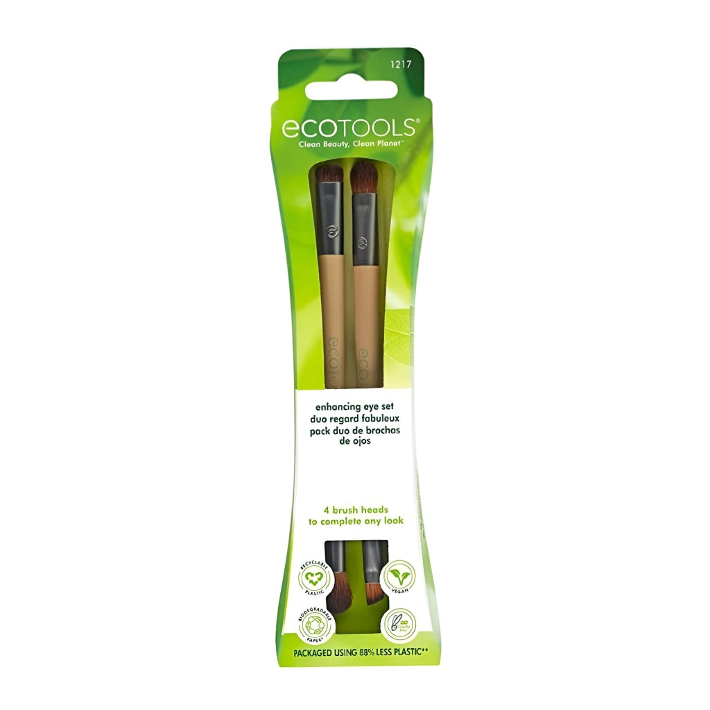 Ecotools Dúo Brocha para Maquillaje de Ojos