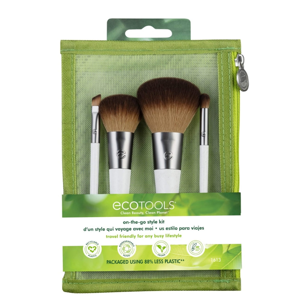 Ecotools Set de Brochas para Maquillaje On The Go, 5 Piezas