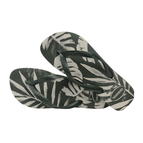 Havaianas Sandalias Aloha Verde Musgo, para Hombre