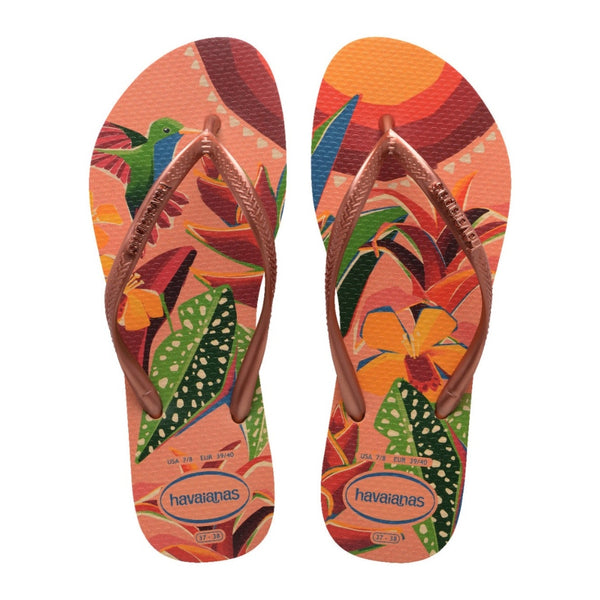 Havaianas Sandalias Slim Tropical Durazno, para Mujer