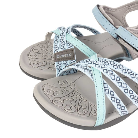 Hi-Tec Sandalias Savanna II Celeste/Gris, para Mujer