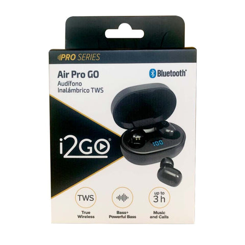 i2GO Audífono Inalámbrico TWS Air Pro Go, PROEAR010