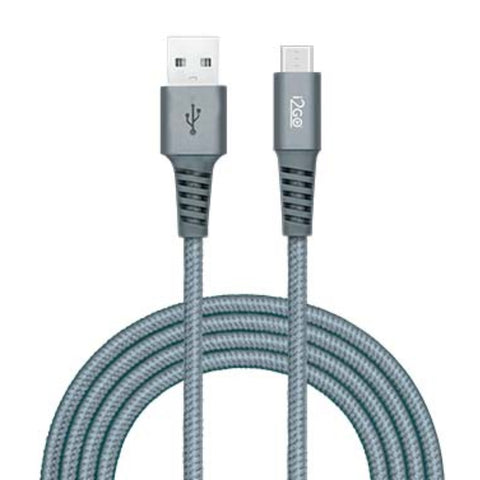 i2GO Cable USB-A a Micro USB, 2 Metros