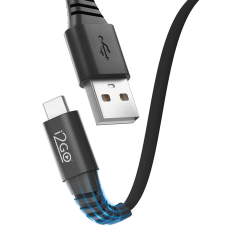 i2GO Cable USB-A a USB-C, 1.2 Metros