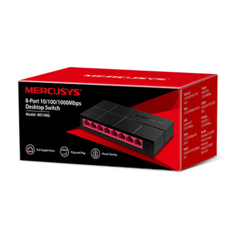 Mercusys Switch Sobremesa 8 Puertos Gigabit, MS108G