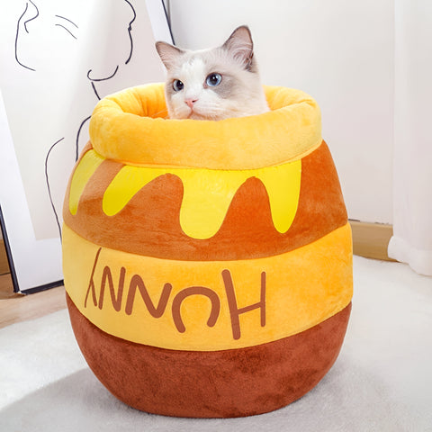 Miomu Cama para Gatos, Diseño Tarrito de Miel