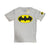 Miomu Camiseta para Caballero DC Comics Batman, Gris