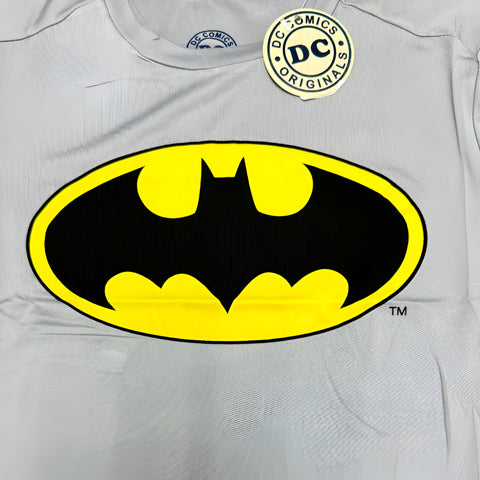 Miomu Camiseta para Caballero DC Comics Batman, Gris