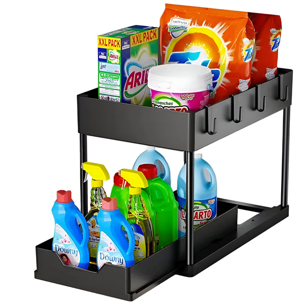 Miomu Organizador Multifuncional: Cocina, Baño, Oficina 2 Niveles