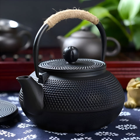 Miomu Juego Tetera y Tazas Japonesas, 12 Piezas