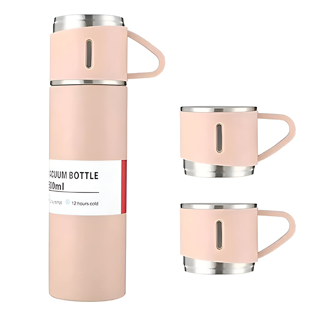 Miomu Set Termo Insulado con Tazas, 500ml