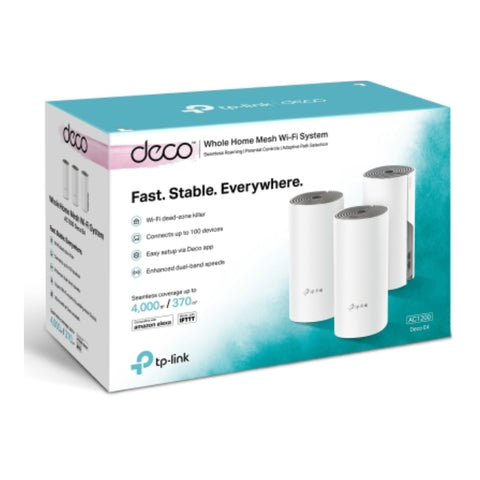 TP-Link Tapo Set de Sistema DecoMesh E4 Doble Banda, AC1200 (3-pack)