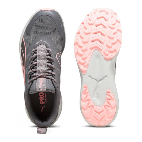 Puma Tenis Redeem Pro Trail Gris/Coral, para Mujer