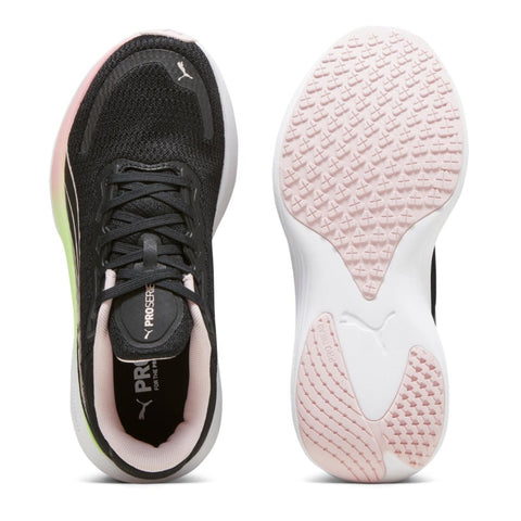 Puma Tenis Scend Pro Negro/Rosa, para Mujer