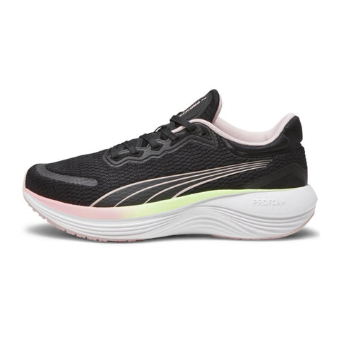 Puma Tenis Scend Pro Negro/Rosa, para Mujer