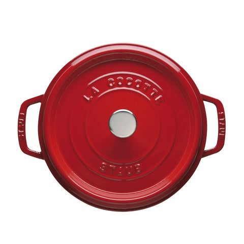 Staub Olla Hierro Fundido con Tapa, 24 cm