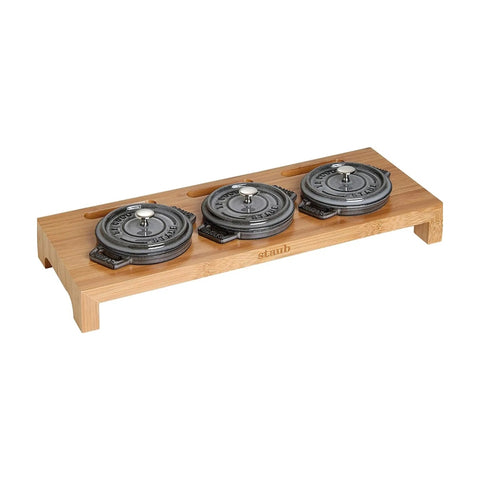 Staub Estante Fibra Madera para Ollas, 42 cm