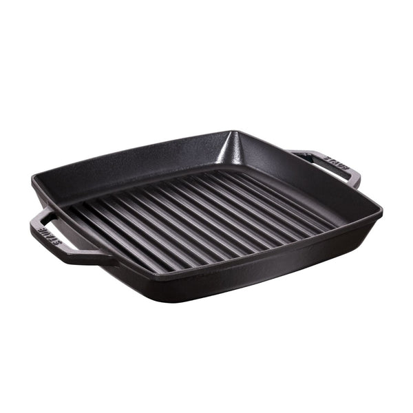 Staub Grill Hierro Fundido Rectangular con Asas, 28 cm